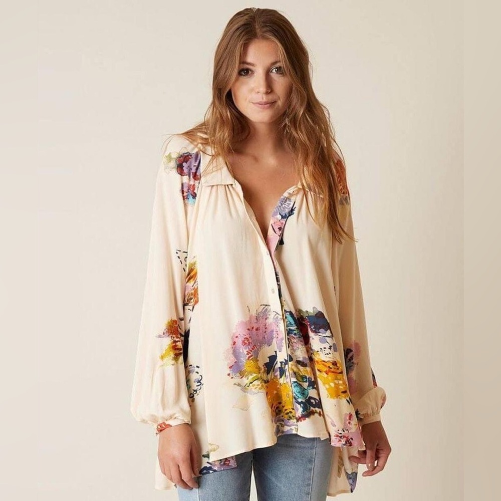 Free People Size XS Meadow Lark Blouse